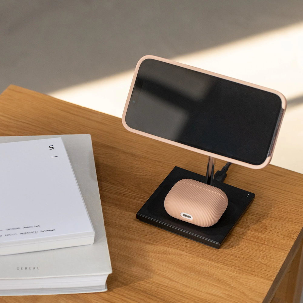 APCSE-CRVE-PCH-V2, CURVE CASE чехол защитный для AIRPODS 3, цвет: персиковый